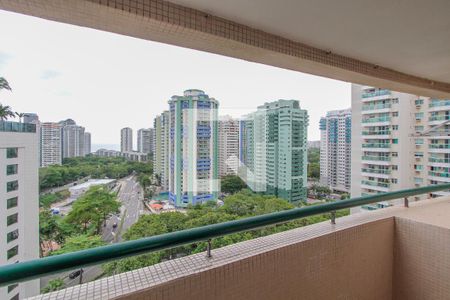 Varanda - Vista de apartamento à venda com 2 quartos, 79m² em Barra da Tijuca, Rio de Janeiro