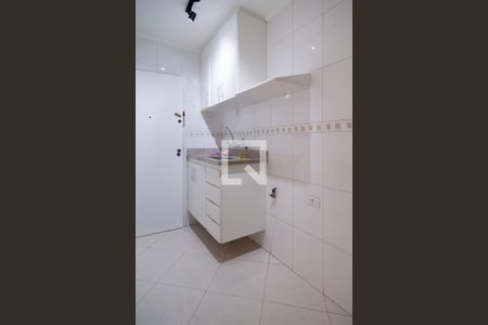 Cozinha  de kitnet/studio à venda com 0 quarto, 27m² em Bela Vista, São Paulo