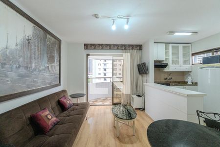 Sala/Cozinha de apartamento à venda com 1 quarto, 50m² em Bela Vista, São Paulo