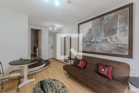 Sala/Cozinha de apartamento à venda com 1 quarto, 50m² em Bela Vista, São Paulo