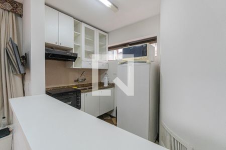 Sala/Cozinha de apartamento à venda com 1 quarto, 50m² em Bela Vista, São Paulo