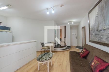 Sala/Cozinha de apartamento à venda com 1 quarto, 50m² em Bela Vista, São Paulo