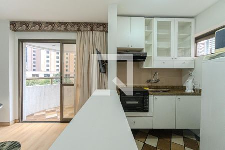 Sala/Cozinha de apartamento à venda com 1 quarto, 50m² em Bela Vista, São Paulo