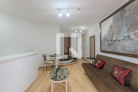 Sala/Cozinha de apartamento à venda com 1 quarto, 50m² em Bela Vista, São Paulo