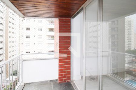 Varanda de apartamento à venda com 1 quarto, 45m² em Indianópolis, São Paulo