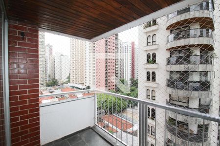 Varanda de apartamento à venda com 1 quarto, 45m² em Indianópolis, São Paulo