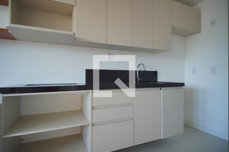 Cozinha de kitnet/studio para alugar com 1 quarto, 26m² em Rio Branco, Porto Alegre