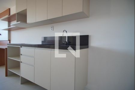 Cozinha de kitnet/studio para alugar com 1 quarto, 26m² em Rio Branco, Porto Alegre