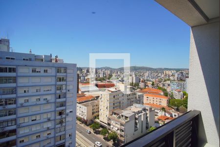 Sala - Quarto - Vista de kitnet/studio para alugar com 1 quarto, 26m² em Rio Branco, Porto Alegre