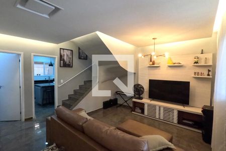 Sala - 1º Piso de casa para alugar com 3 quartos, 102m² em Campo Grande, Santos