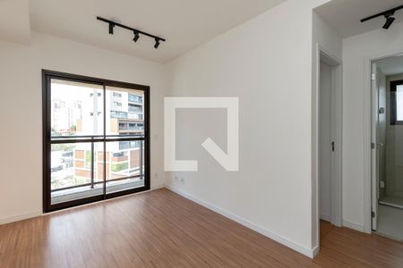 Sala/ Cozinha de apartamento para alugar com 1 quarto, 32m² em Jardim das Acacias, São Paulo