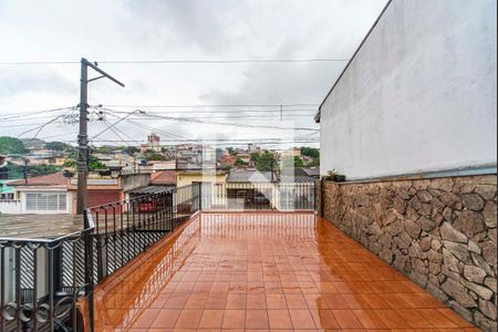 Varanda da Sala de casa à venda com 3 quartos, 300m² em Jardim Santo Alberto, Santo André