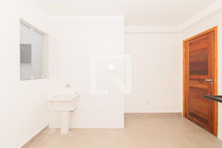 Sala e Cozinha de apartamento à venda com 1 quarto, 34m² em Jardim Consorcio, São Paulo