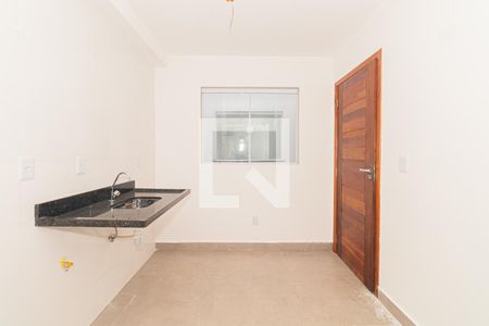 Sala e Cozinha de apartamento à venda com 1 quarto, 34m² em Jardim Consorcio, São Paulo