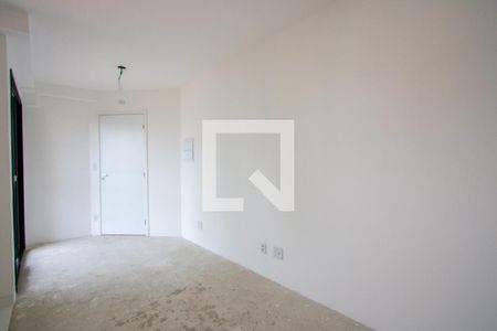 Sala/Cozinha de apartamento à venda com 1 quarto, 41m² em Vila Valparaíso, Santo André