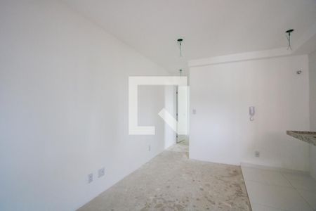 Sala/Cozinha de apartamento à venda com 1 quarto, 41m² em Vila Valparaíso, Santo André