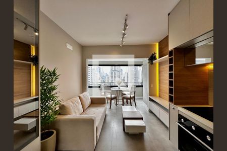 Sala de apartamento à venda com 2 quartos, 54m² em Jardim das Acacias, São Paulo