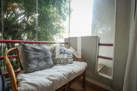 Varanda da Sala de apartamento à venda com 2 quartos, 62m² em Jardim Paulista, São Paulo