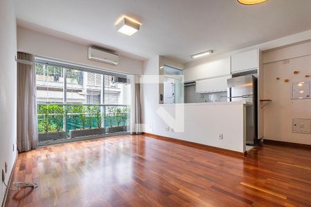 Sala/Cozinha de apartamento para alugar com 2 quartos, 56m² em Vila Madalena, São Paulo