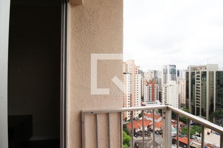 Varanda  de apartamento à venda com 1 quarto, 71m² em Vila Olímpia, São Paulo