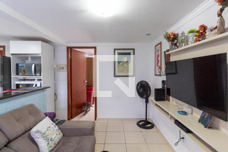 Sala de apartamento à venda com 2 quartos, 48m² em Conjunto Habitacional Padre Manoel da Nóbrega, São Paulo