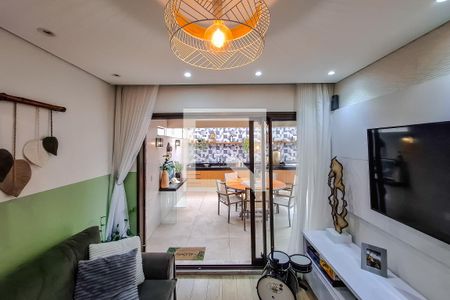 sala varanda de apartamento à venda com 3 quartos, 128m² em Vila Monumento, São Paulo