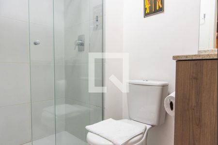 Banheiro de kitnet/studio à venda com 1 quarto, 22m² em Sé, São Paulo