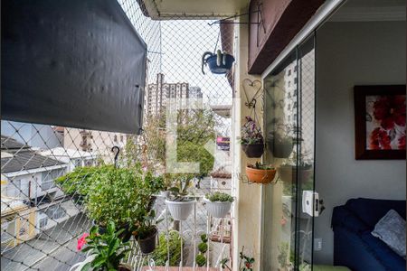 Varanda da Sala de apartamento para alugar com 2 quartos, 75m² em Centro, Santo André