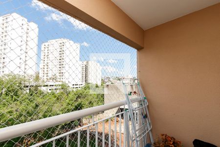 Varanda da Sala de apartamento para alugar com 2 quartos, 47m² em Vila Maracanã, São Paulo