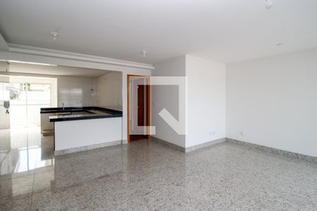 Sala de apartamento à venda com 4 quartos, 125m² em Liberdade, Belo Horizonte