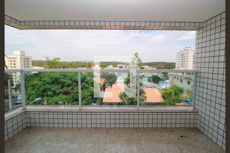 Varanda de apartamento à venda com 4 quartos, 125m² em Liberdade, Belo Horizonte