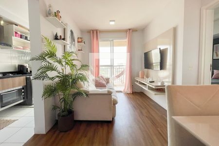 Sala de apartamento à venda com 1 quarto, 42m² em Jardim Olavo Bilac, São Bernardo do Campo