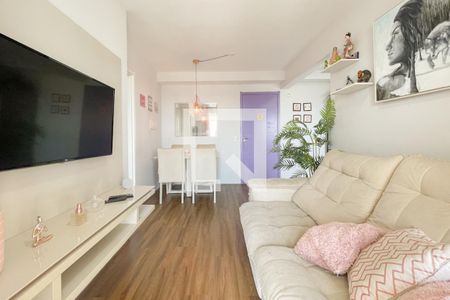 Sala de apartamento à venda com 1 quarto, 42m² em Jardim Olavo Bilac, São Bernardo do Campo