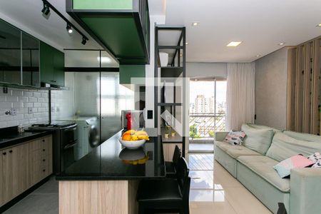 Sala de apartamento à venda com 2 quartos, 65m² em Vila Esperança, São Paulo