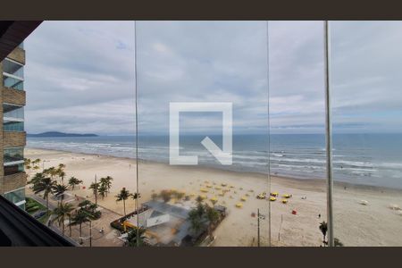 Vista da sacada de apartamento para alugar com 3 quartos, 120m² em Ocian, Praia Grande