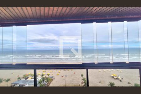 Vista da sala de apartamento para alugar com 3 quartos, 120m² em Ocian, Praia Grande