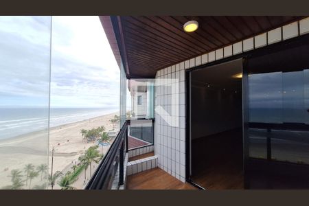 Vista da Sacada de apartamento para alugar com 3 quartos, 120m² em Ocian, Praia Grande