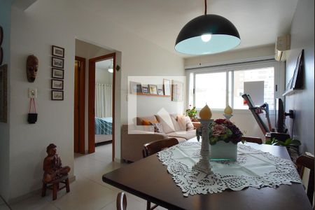 Sala de apartamento à venda com 1 quarto, 43m² em Auxiliadora, Porto Alegre