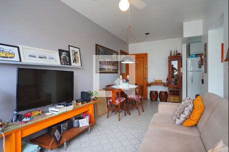 Sala de apartamento à venda com 1 quarto, 43m² em Auxiliadora, Porto Alegre