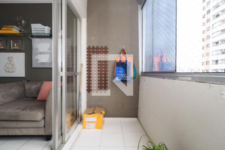 Varanda da Sala de apartamento à venda com 2 quartos, 70m² em Vila Andrade, São Paulo