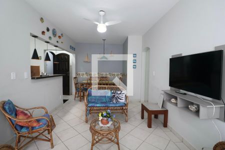 Sala de apartamento para alugar com 2 quartos, 78m² em Enseada, Guarujá