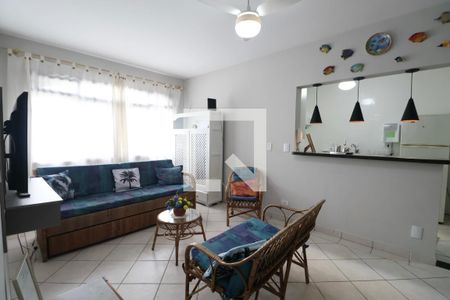 Sala de apartamento para alugar com 2 quartos, 78m² em Enseada, Guarujá