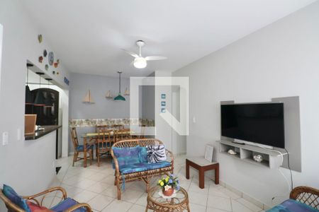 Sala de apartamento para alugar com 2 quartos, 78m² em Enseada, Guarujá