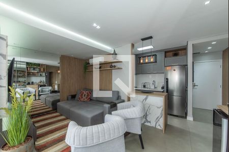 Sala de apartamento à venda com 1 quarto, 70m² em Itaim Bibi, São Paulo