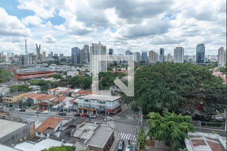 Varanda - Vista de apartamento à venda com 1 quarto, 70m² em Itaim Bibi, São Paulo