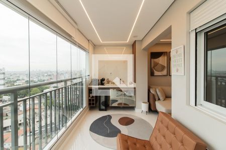 Varanda de apartamento para alugar com 2 quartos, 64m² em Vila Guilhermina, São Paulo