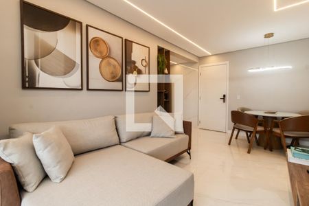 Sala de apartamento para alugar com 2 quartos, 64m² em Vila Guilhermina, São Paulo