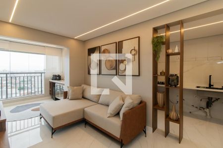 Sala de apartamento para alugar com 2 quartos, 64m² em Vila Guilhermina, São Paulo