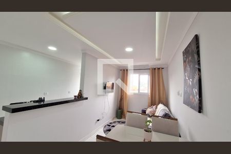 Sala de casa para alugar com 2 quartos, 55m² em Vila Caiçara, Praia Grande