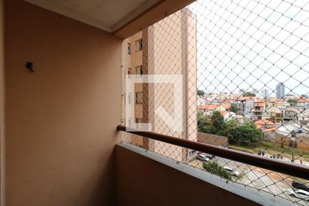 Sacada da Sala de apartamento à venda com 3 quartos, 69m² em Utinga, Santo André